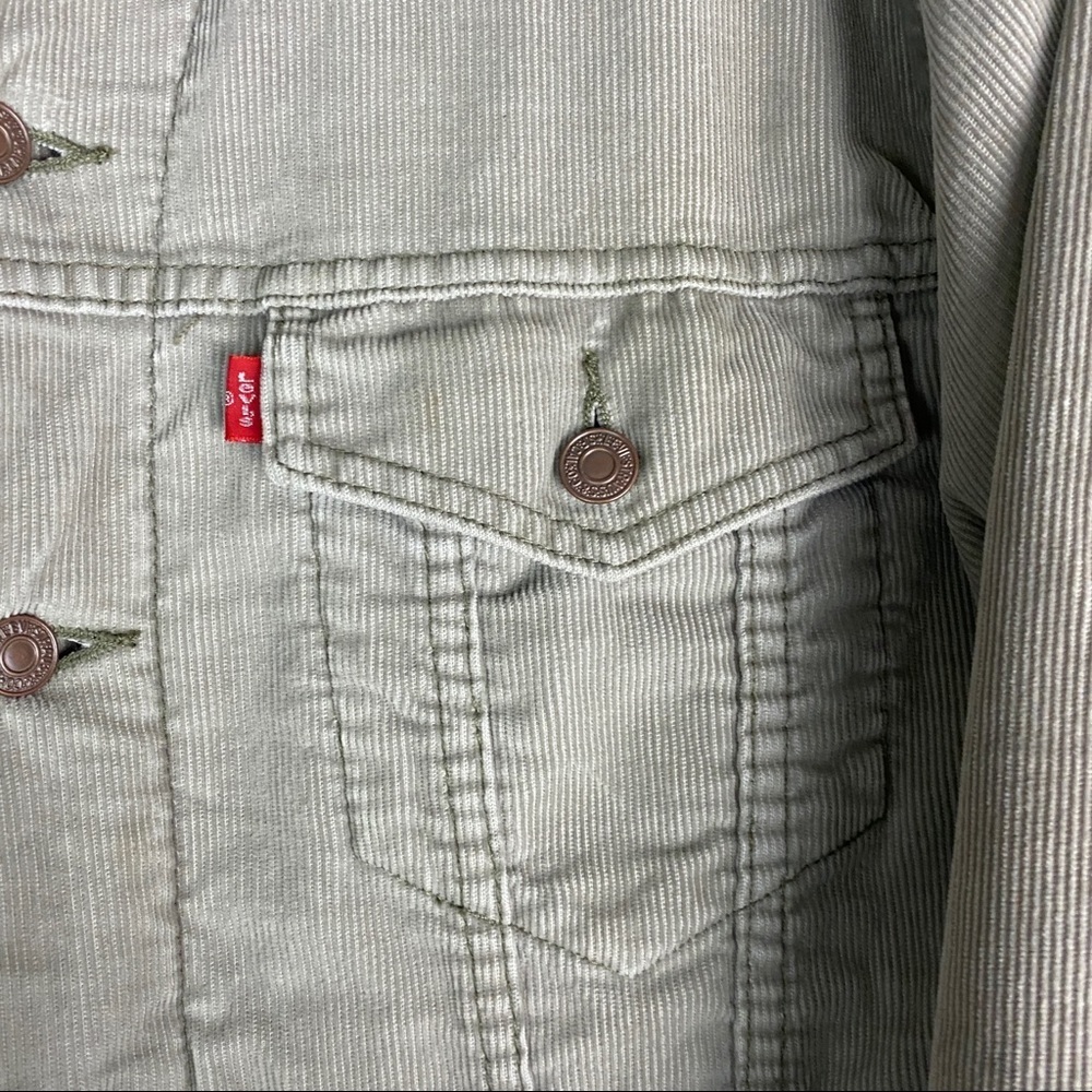 Levis Corduroy Sherpa Jacket Size Medium - Picture 3 of 8
